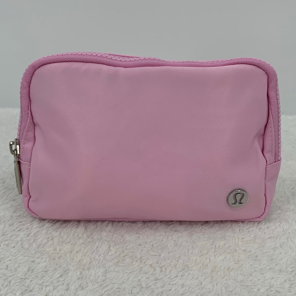Lululemon Everywhere Belt Bag 1L Wordmark Crossbody Vita Pink White Opal NWT